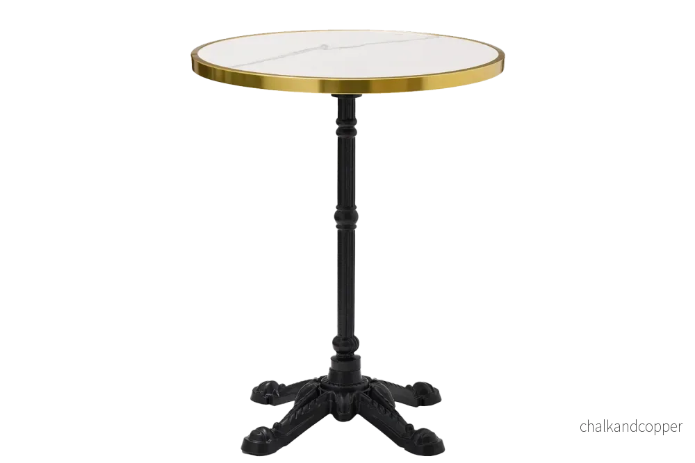 Madeleine sintered stone cafébord Ø60 cm