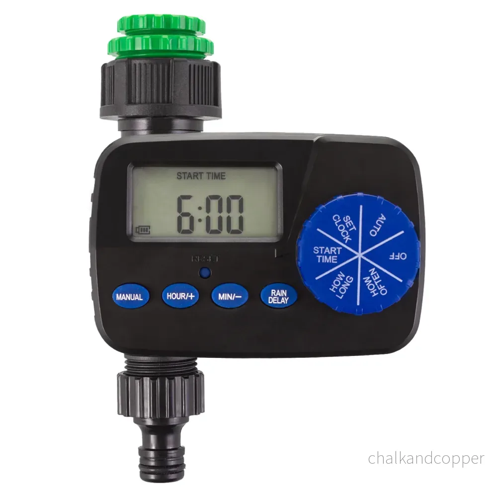 GreenBlue elektronisk bevattningskontroll, programmerare, strömförsörjning 2x1,5V AA, GB390 + 2x Varta Industrial alkaliskt AA-batteri - Bild 2