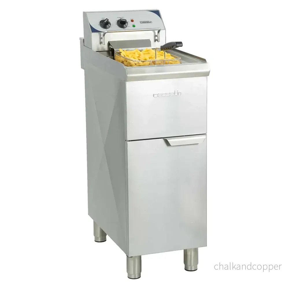 Fritös – 1 x 10 liter – 9 kW – Med underskåp