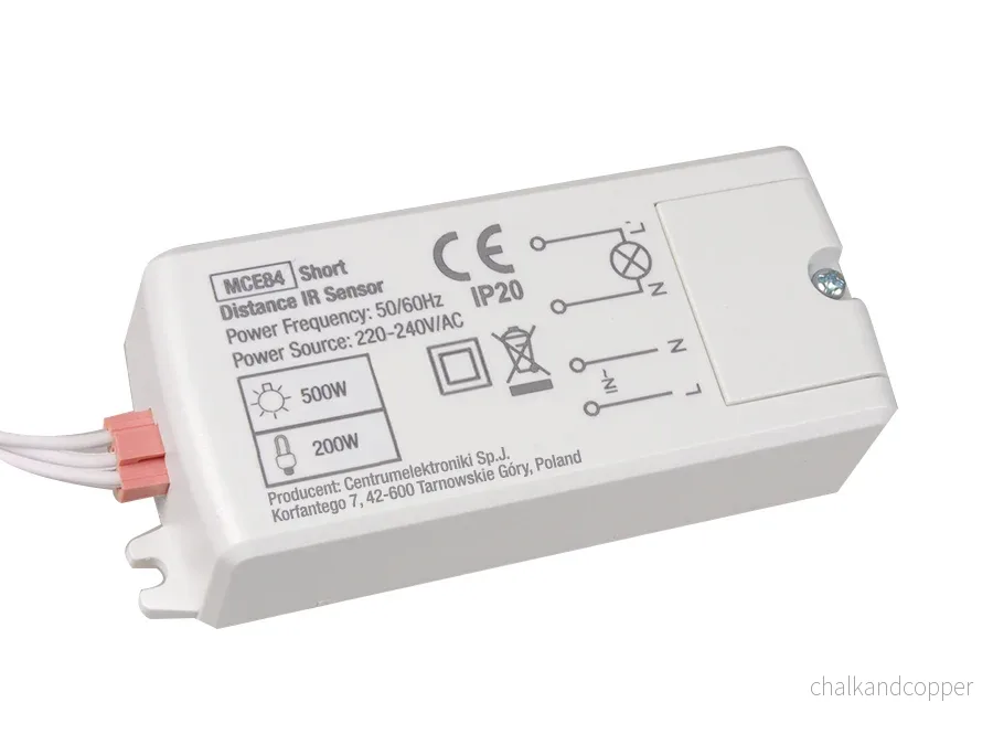 Maclean beröringsfri strömbrytare, infraröd, 220-240V/AC, 50/60Hz, 5A, MCE84 - Bild 2