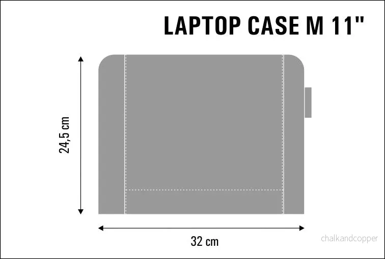 Laptopväska för en 11-tums bärbar dator, tillverkad av ekologisk filt, med aztekiskt tryckmönster - Bild 2