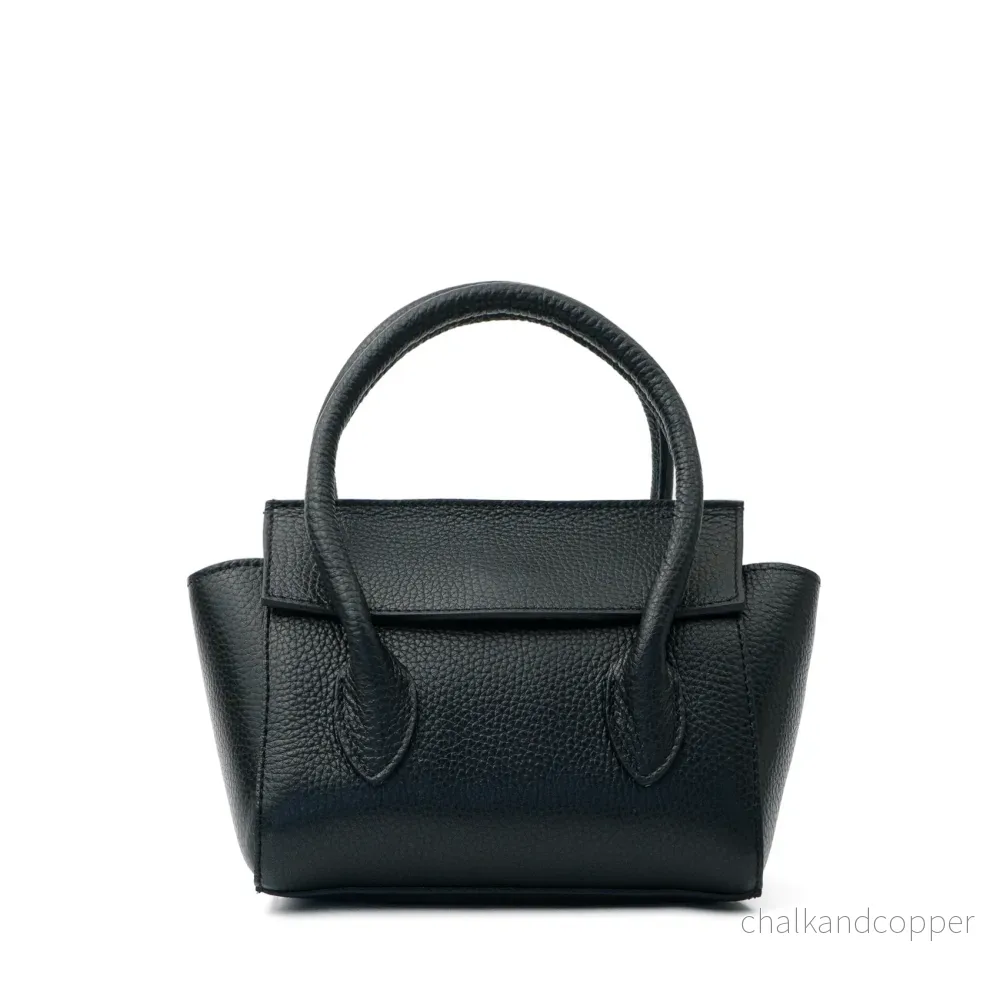 Bari Leather Bag Black Latalia
