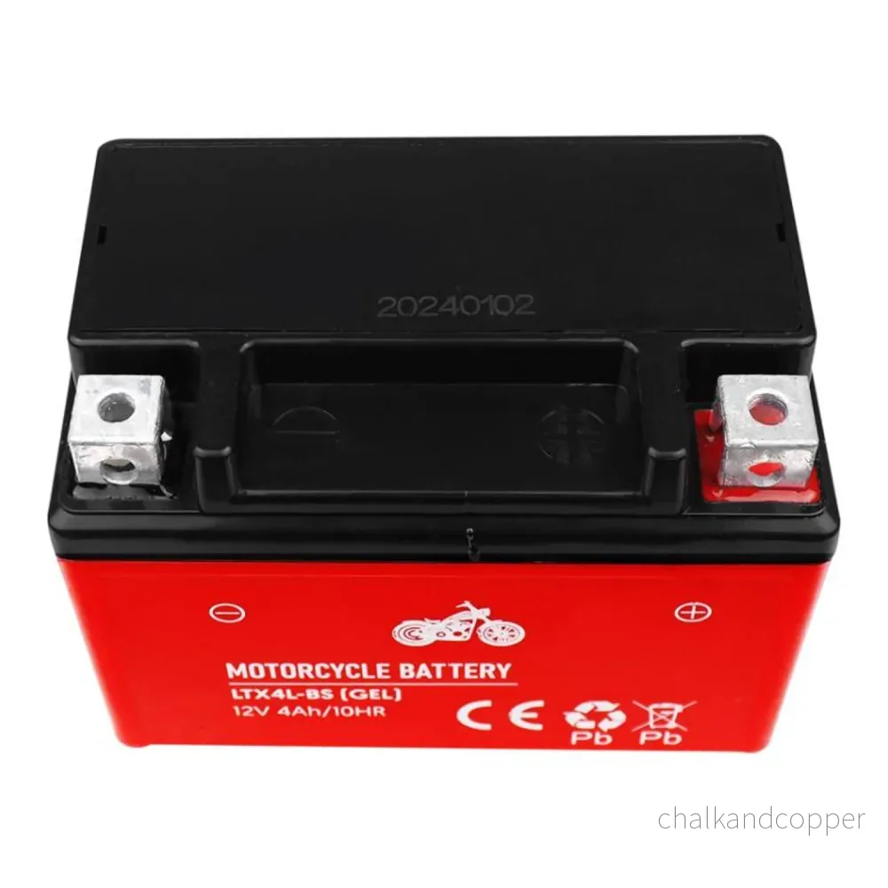 Lamex gelbatteri, motorcykel, 12V, 4Ah, LTX4L-BS - Bild 3