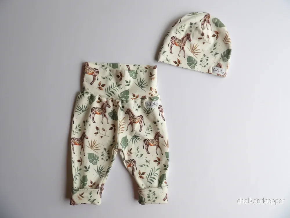Storlek 50, Little Zebra - Handgjort babyset, OEKO-TEX®-certifierade tyger - Bild 3