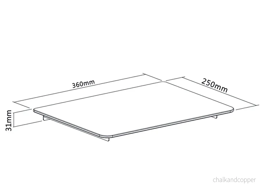 Maclean MC-629 Kvalitetsglas DVD-hyllplan SkyBox Vikt max 8 kg Svart - Bild 2