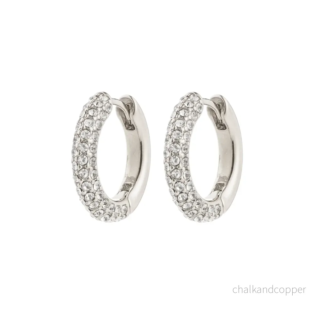 Tatum Medium Hoops Silver Pilgrim - Bild 3