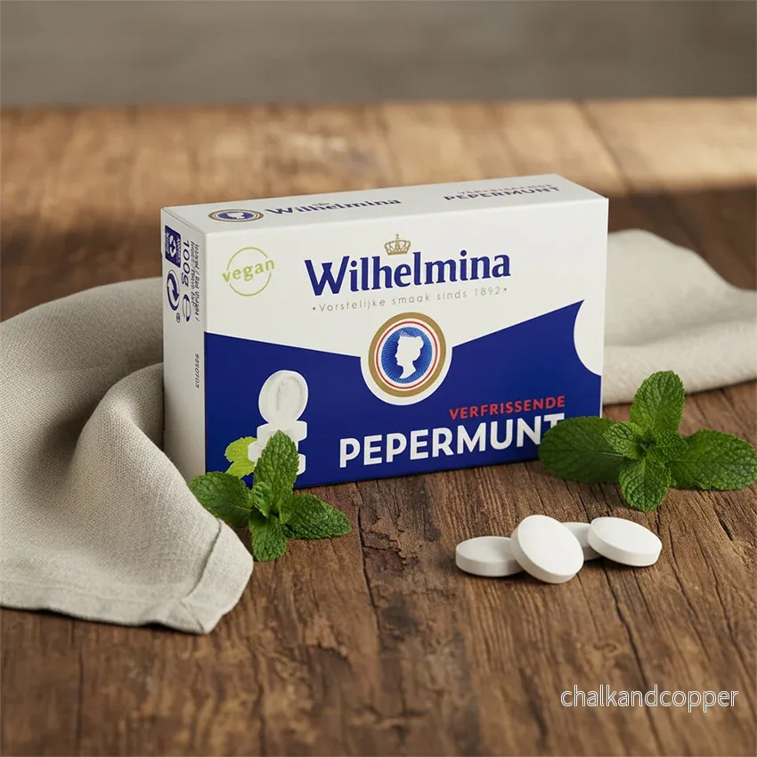 Wilhelmina Pepparmynt – Originalet från Holland (100 g, Vegansk Premiumkvalitet) - Bild 3