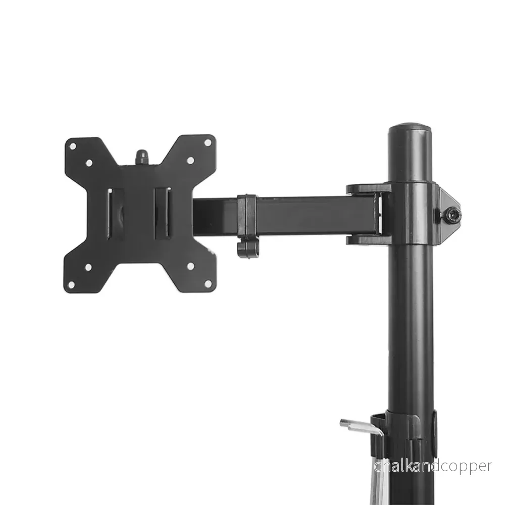 Maclean MC-967 monitorfäste passar skärmar upp till 13-27" med max VESA 100x100 och bär upp till 9kg. Idealisk för ergonomisk visning. - Bild 2