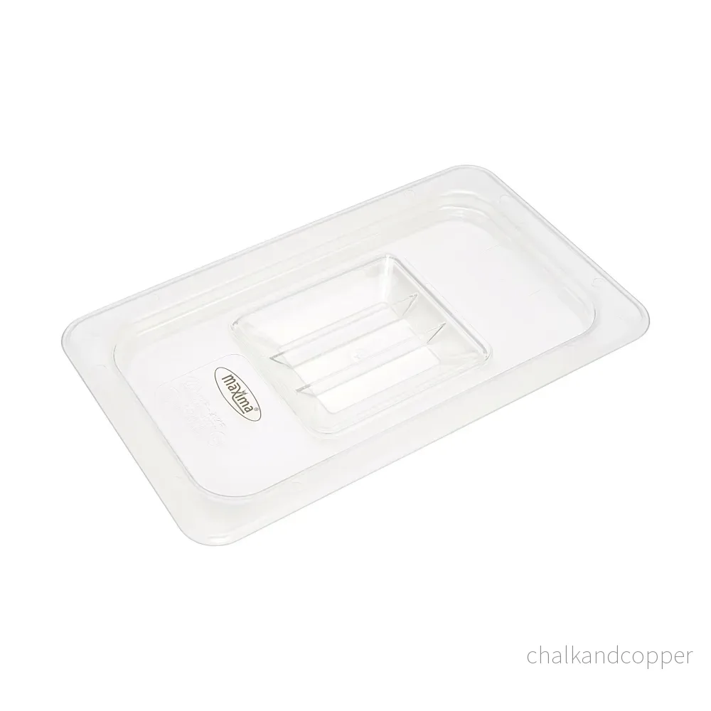 Gastronormlock - 3 st - 1/4 GN - Polykarbonat