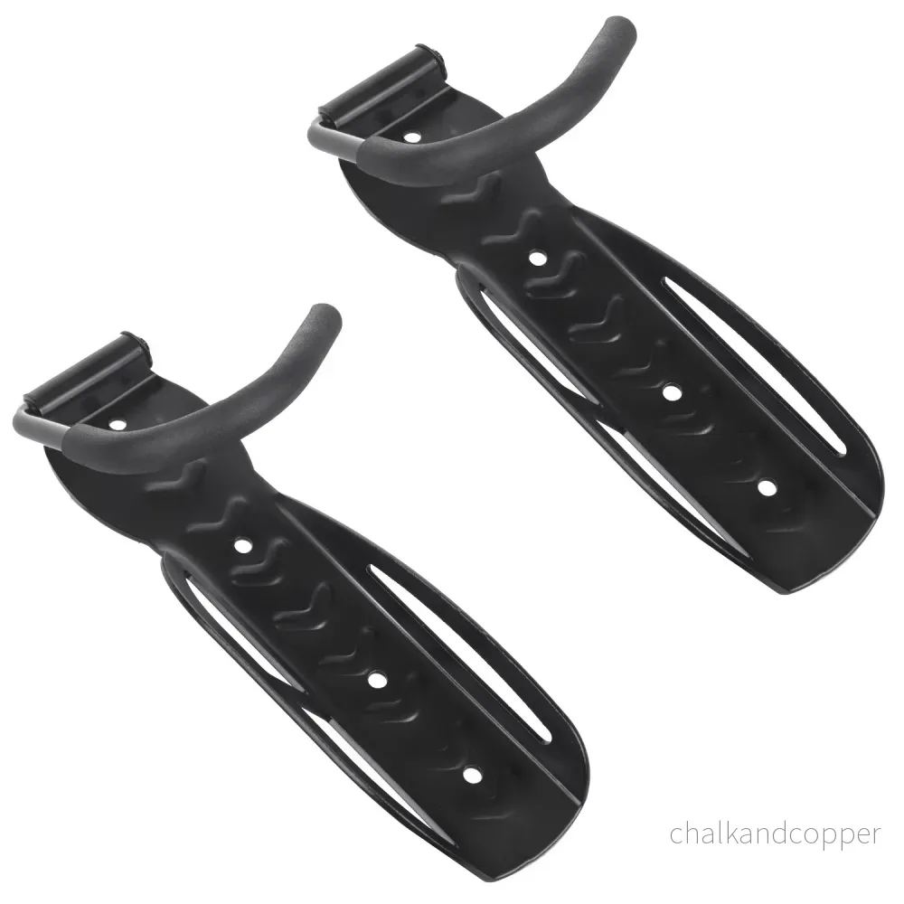 2x Maclean väggfäste för cykel, vertikalt, stål, max. belastning 30 kg, MC-432