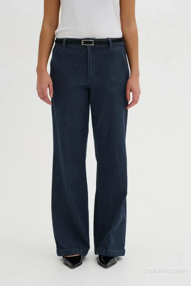 30 The Lara 115 Pants Dark Blue Un-Wash My Essential Wardrobe 30 The Lara 115 Pants Dark Blue Un-Wash My Essential Wardrobe