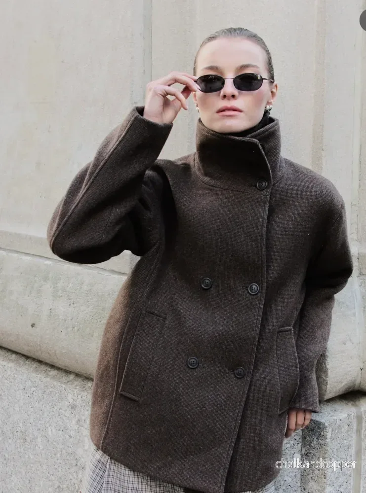 LR-Sandra 1 Jacket Dark Brown Levete Room