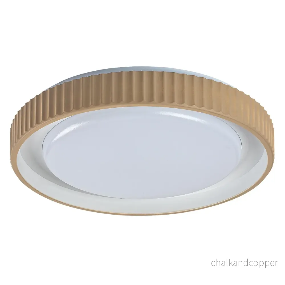 Pastello LED-lampa 48 W IP20, gråbeige, 3000–6500 K, minnesfunktion med fjärrkontroll, timerfunktion, nattlampefunktion, 71345 - Bild 2
