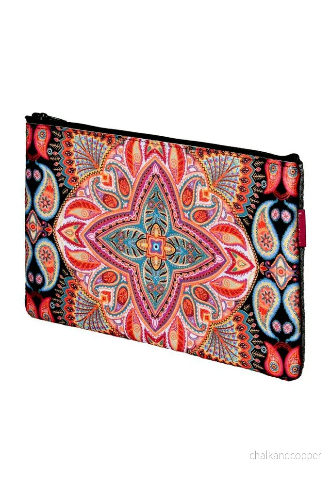 Filtväska Organiser Toalettartiklar väska med dragkedja Kosmetisk väska för Make-Up Organiser Polka - Bild 2