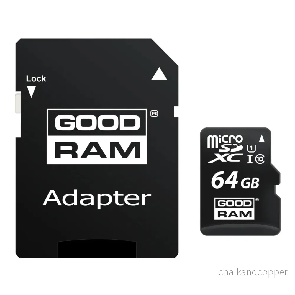 64 GB microSD-minneskort med classpath 10 Goodram-adapter - Bild 2
