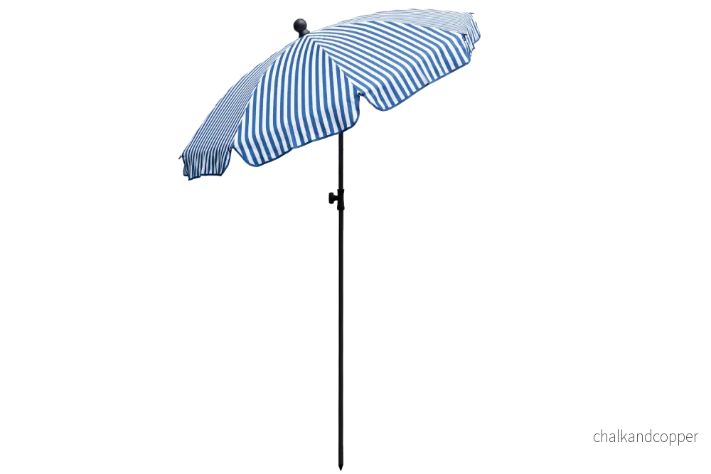 Jamila randig parasoll med tilt Ø130 cm Jamila randig parasoll med tilt Ø130 cm