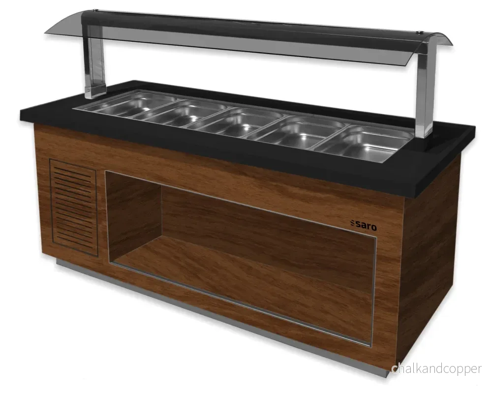SARO Varmbuffé modell PREMIUM LINE SB-H 230 valnöt