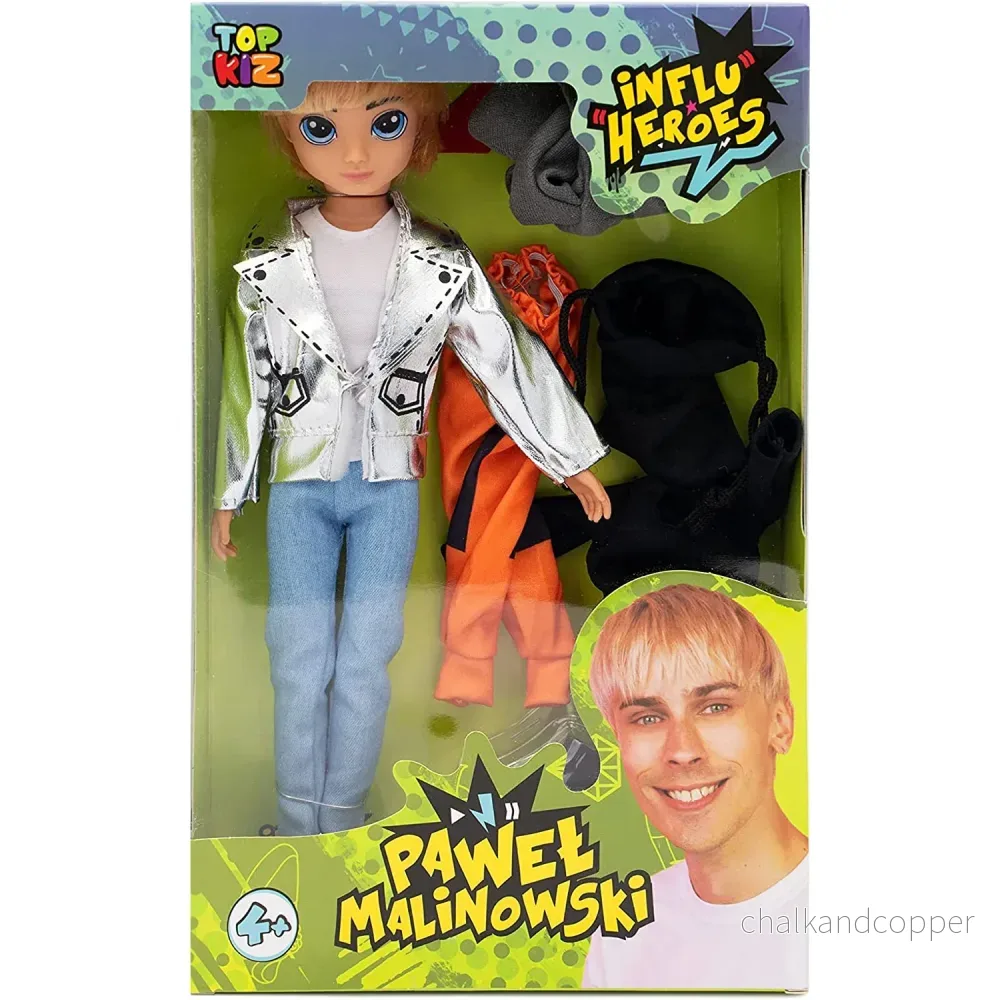 Influ Heroes Pawel Malinowski Sats Med Tillbehör Och Ombyteskläder