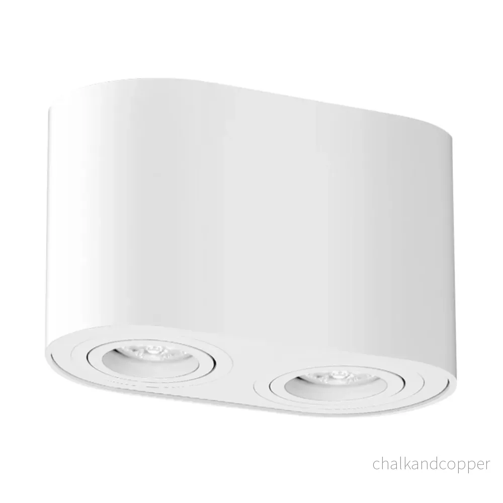 Rabalux taklampa, 2x GU10-sockel, max 42W, vit, Kobald - Bild 2