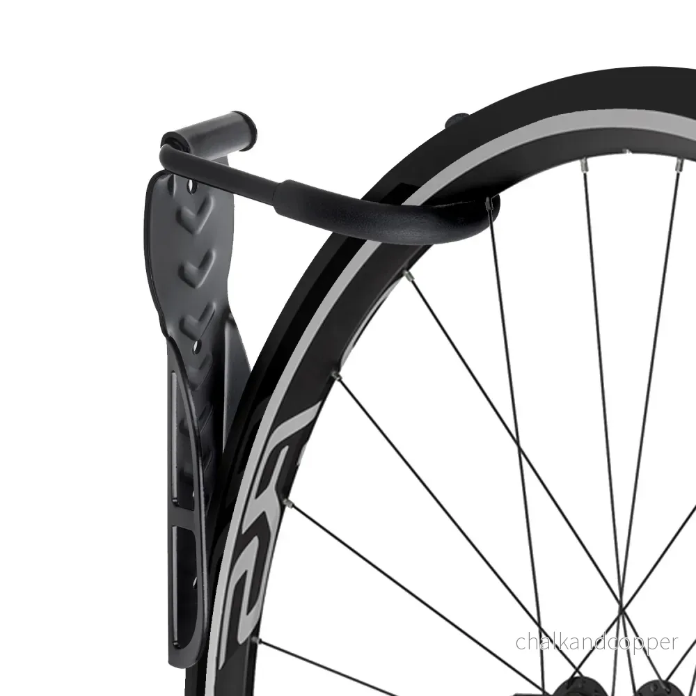 Cykelhållare/vägghängare Maclean, vertikal, stål, max. belastning 30 kg, MC-432, 3 stycken - Bild 2