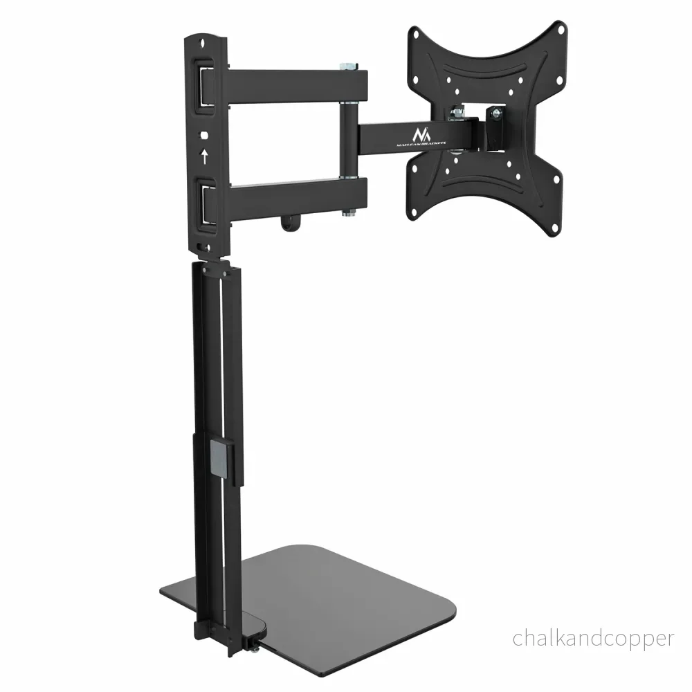Maclean MC-771A TV-fäste med DVD-hylla passar skärmar med VESA 200x200, 23"-43", och bär upp till 25kg. - Bild 3