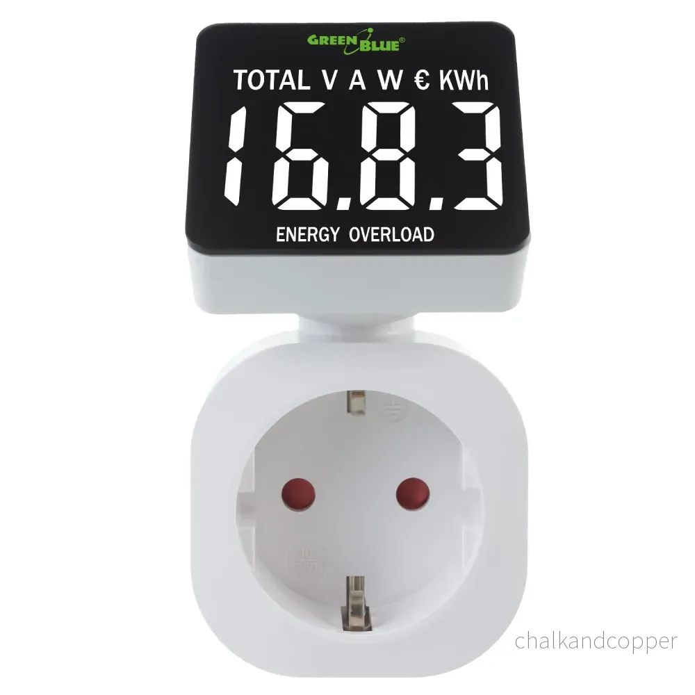 GreenBlue energimätare, wattmätare, 16A, max. 3680W, subminne, GB620 F - Bild 2