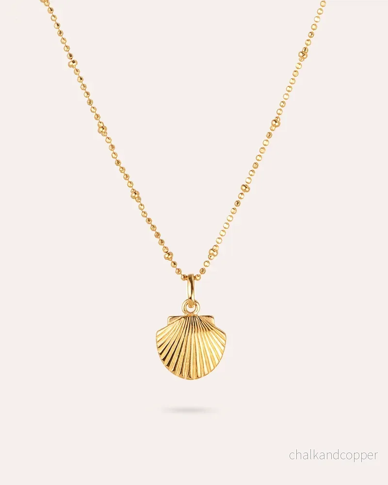 Ocean Muse Shell – Guldhalsband Ocean Muse Shell – Guldhalsband