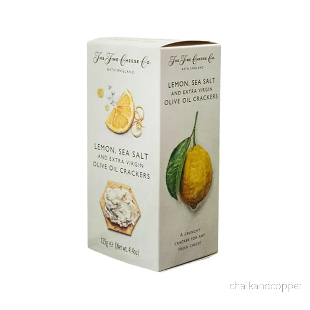 FC Crackers Lemon & Sea Salt 125 g – The Fine Cheese Co.