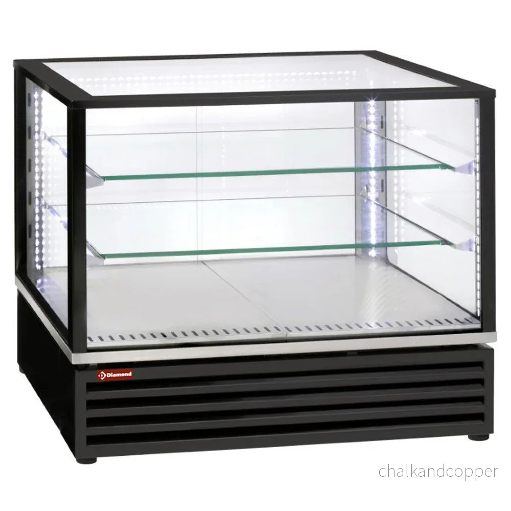 Kyldisplay, EN eller GN, ventilerad, 3 nivåer, SVART