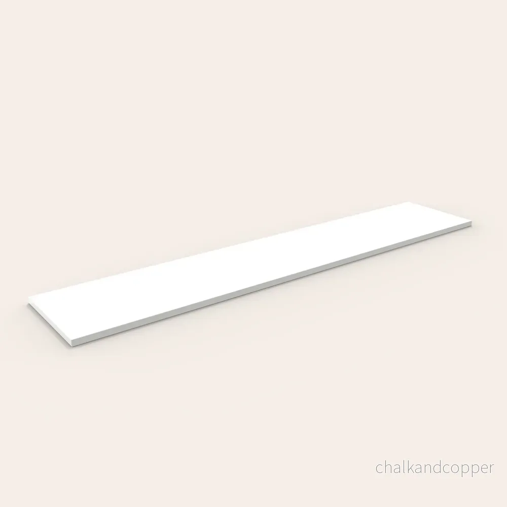 Hyllplan- Vit 158 cm