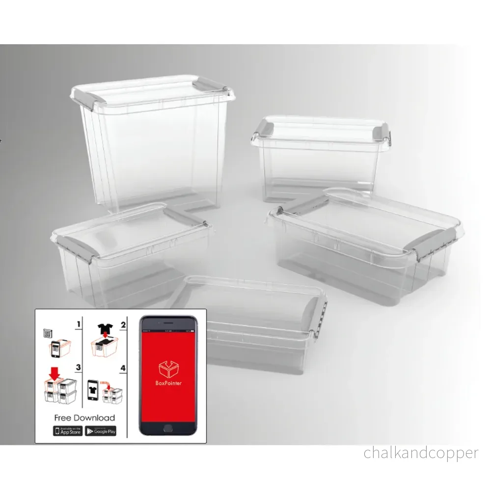 Plast Team Pro Box QR Transparent behållare med lock - 21 L. - Bild 2