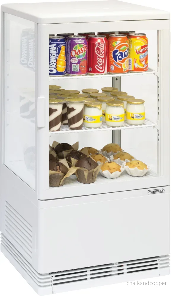 Displaykylskåp 58 L – Vit