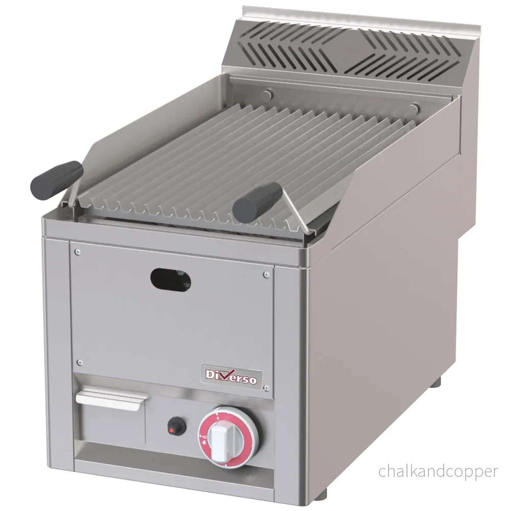 Lavastengrill på gas -Topp-