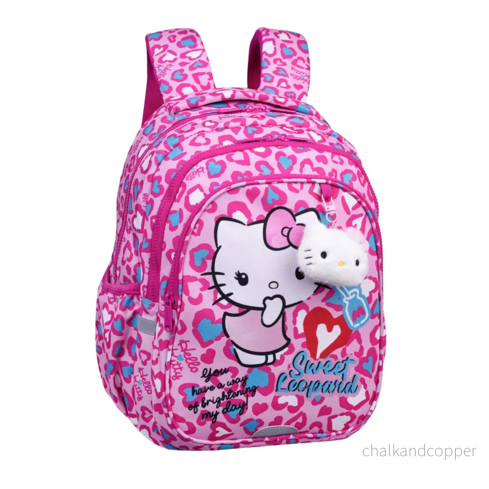 Hello Kitty Coolpack-skolset, ryggsäcken Jerry med 3 fack (15"), pennfodralet Jumper 3 med tillbehör samt en sportväska för skor - Bild 2