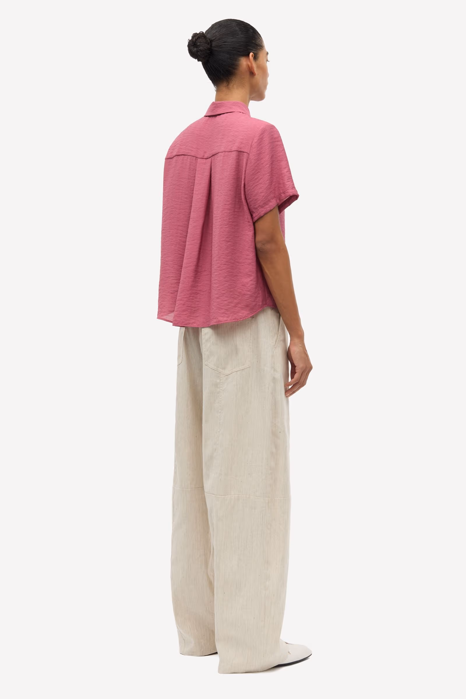 Saminna SS Shirt 15754 Dry Rose Samsoe Samsoe - Bild 3