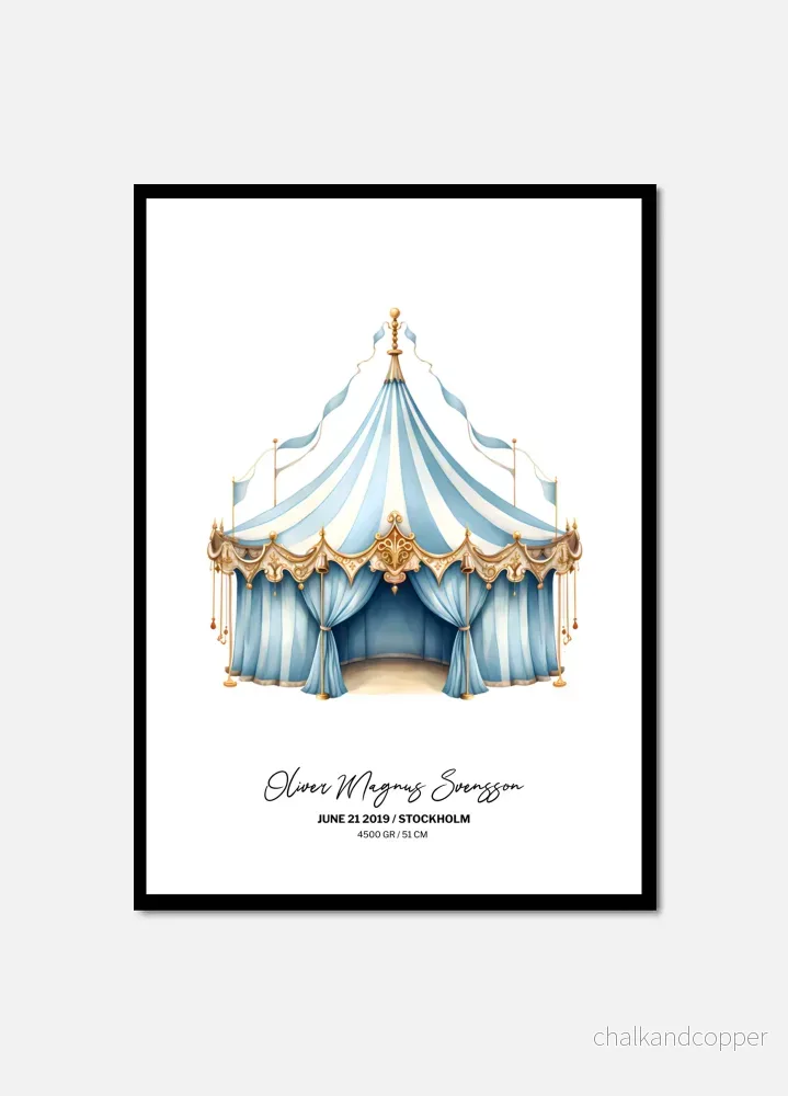 Blue Circus PERSONAL POSTER