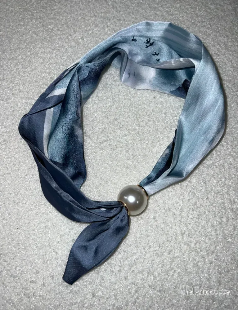 Magnetic Scarf Lightblue Sea The Shoelace Brand - Bild 2