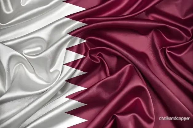 Qatars flagga Qatars flagga