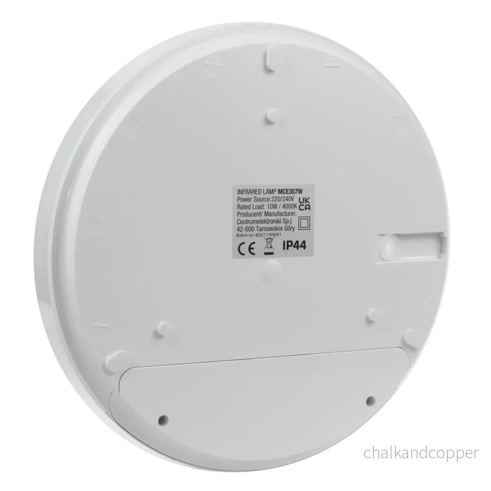 Maclean MCE357 LED Lampa Med Infraröd Rörelsedetektor Räckvidd Upp Till Max 9 m 10W IP44 Naturvit 4000K 900lm IP44 För Utomhus- Och Inomhusbruk - Bild 2