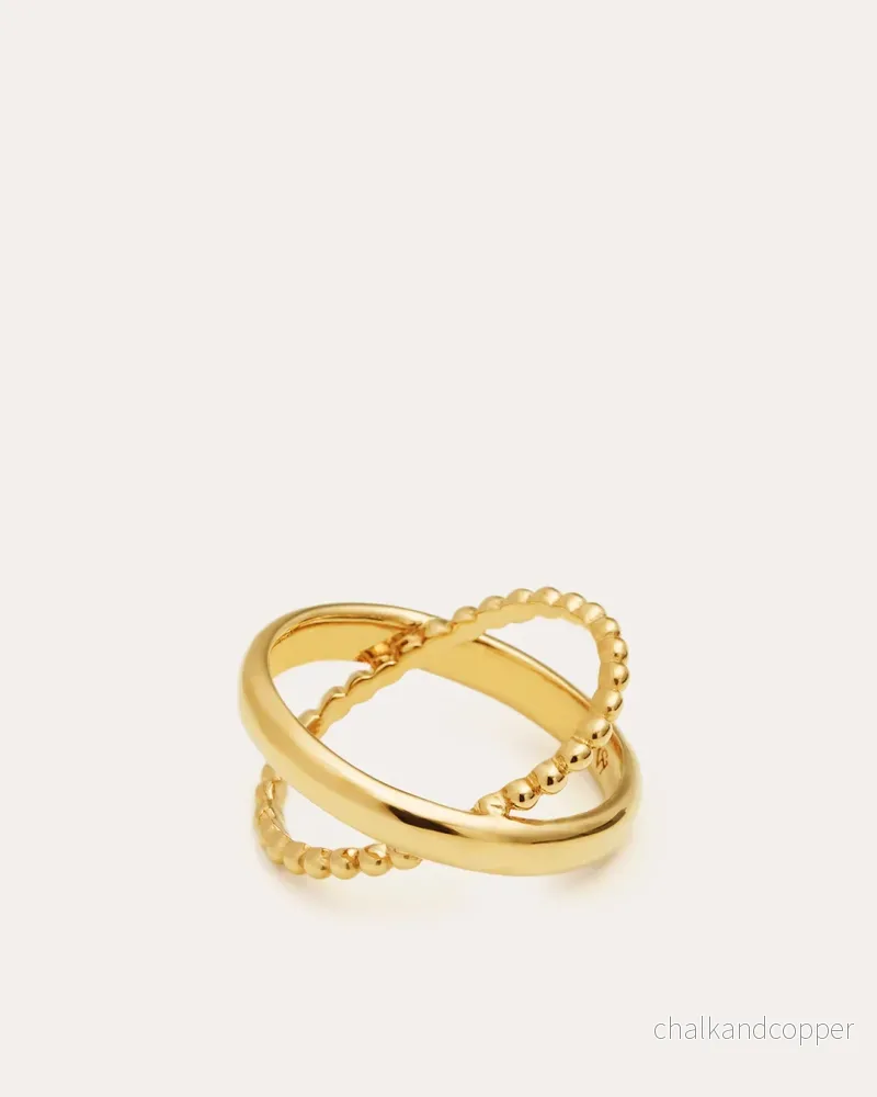 Criss Cross – Guldring Criss Cross – Guldring