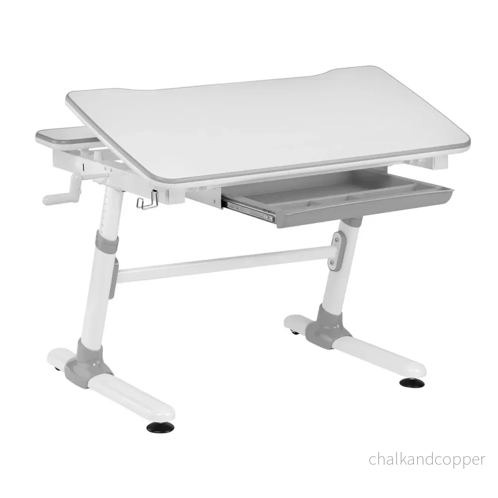 Ergo Office ergonomiskt höj- och sänkbart skrivbord för barn, grått, max 100 kg, ER-417 2cz - Bild 2
