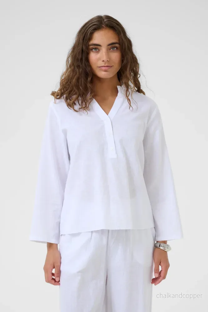 Arletty Blouse Spring Gardenia Culture Arletty Blouse Spring Gardenia Culture