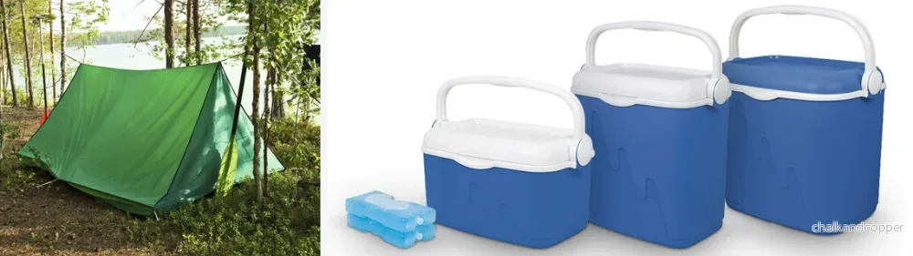 Påfyllningsbart resekylskåp 10 liter Curver Blue - Bild 2