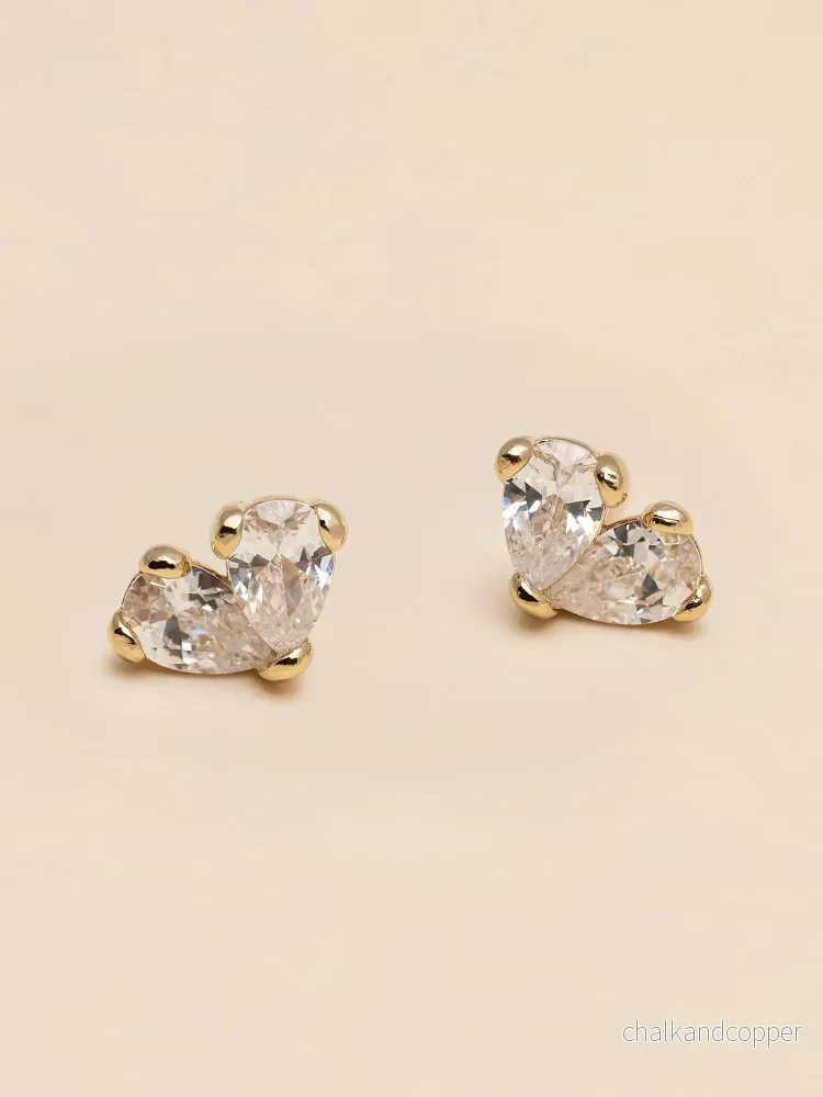 Love Earrings Crystal Ylva Li Love Earrings Crystal Ylva Li