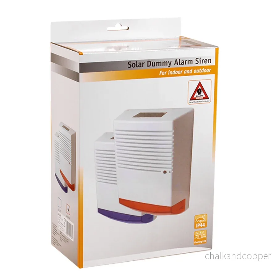 DC3300 solar dummy alarm siren stor professionell LARMSIREN - Bild 3