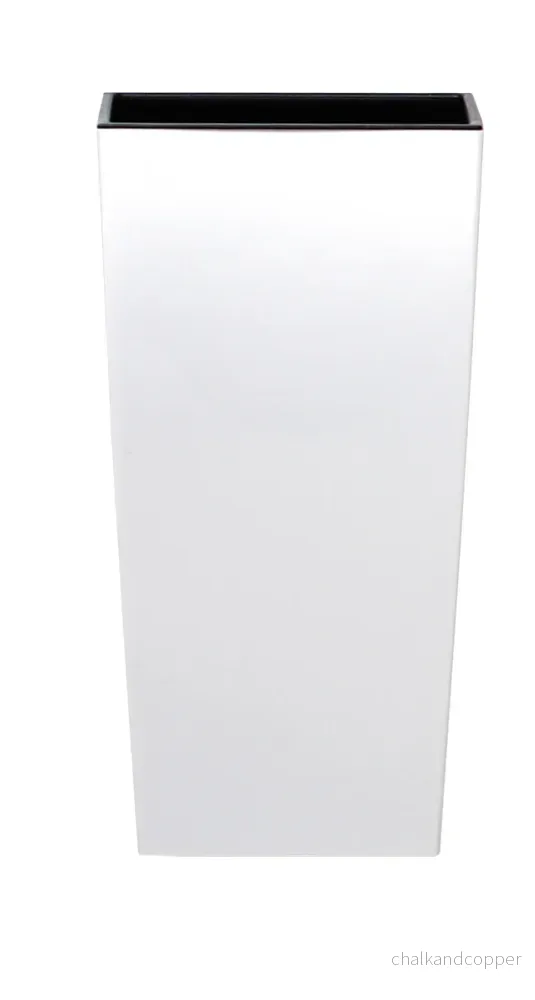 Planter med insats Urbi Square DURS400-S449 - vit färg - Bild 3