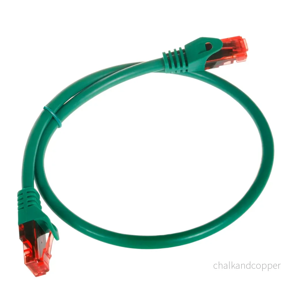 Nätverkskabel lan pr. ethernet rj45 utp cat6 0,5m maclean mctv-300 g - Bild 2