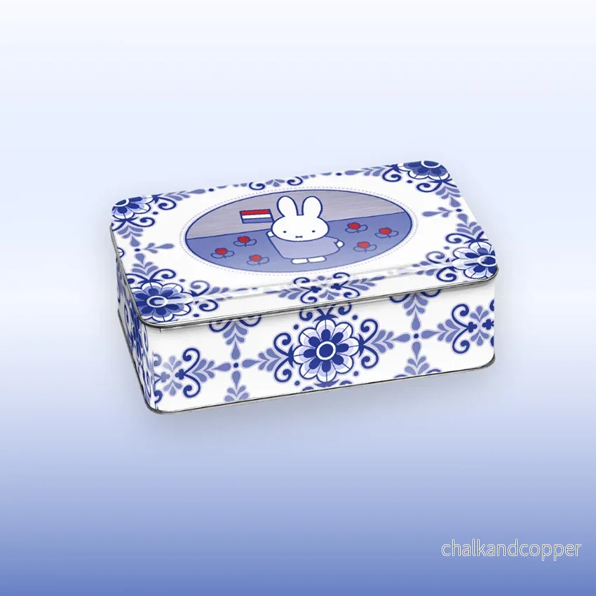 Miffy® liten godisburk – Souvenir Blue (140×86×60 mm)