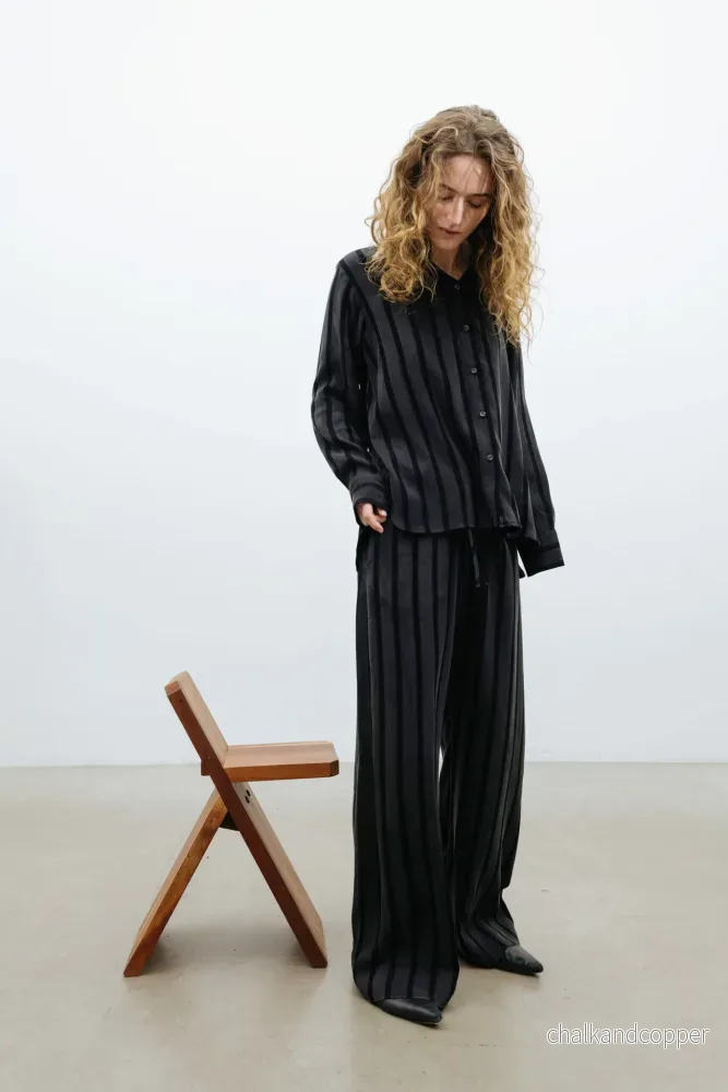 Daily Shirt Black Stripe A Part of the Art Daily Shirt Black Stripe A Part of the Art