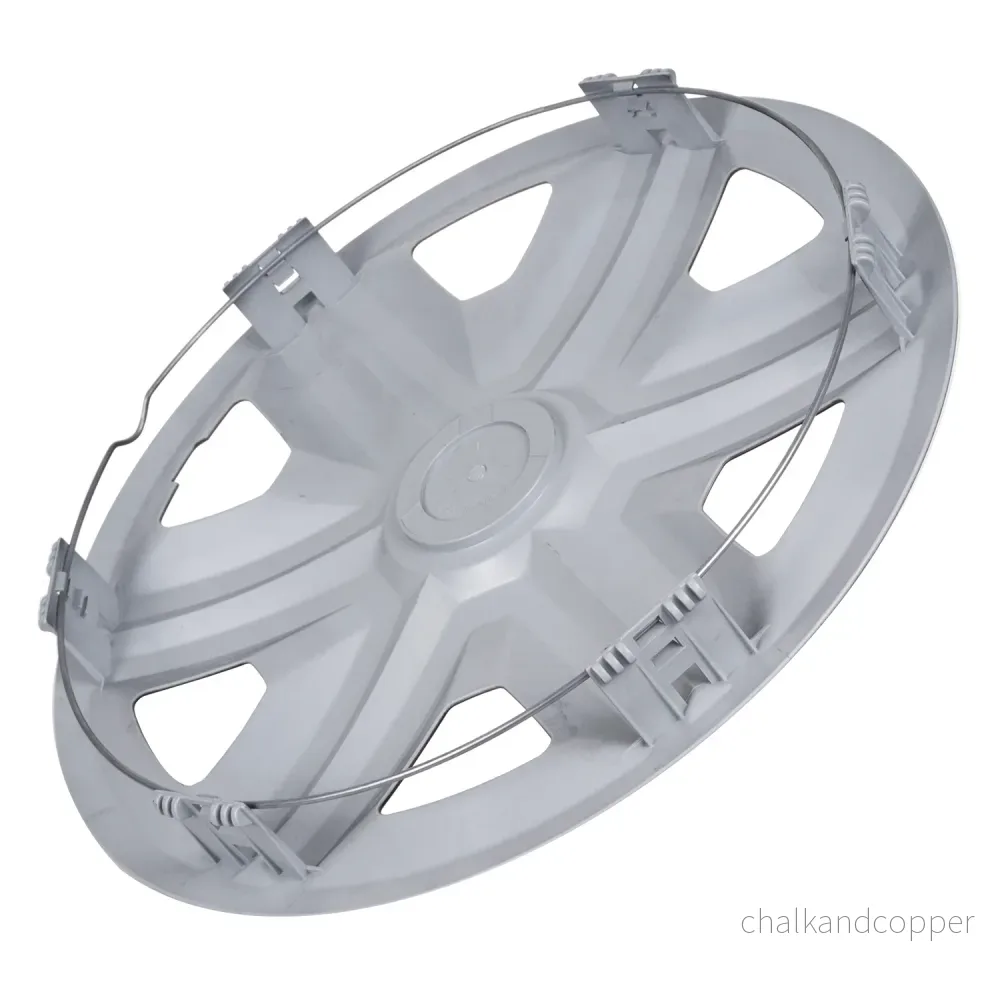 15" NRM ACTION dubbelfärgade silver/svarta universalnavkapslar 4 st - Bild 3